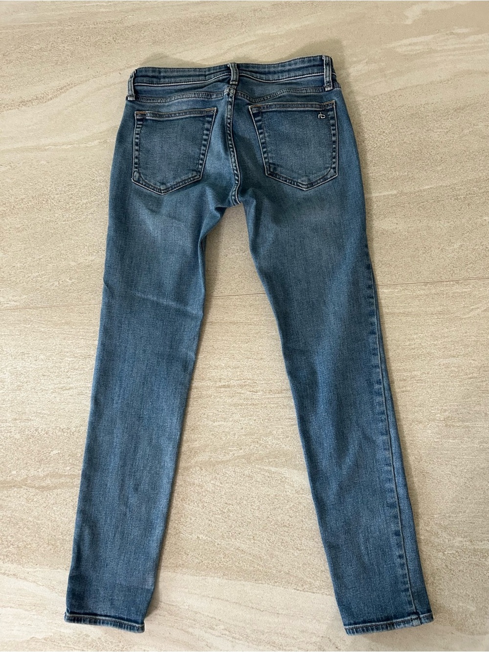 RAG & BONE DRE SLIM BOYFRIEND JEANS SIZE 24 - Picture 4 of 7